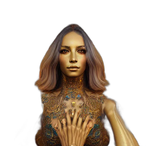 dress, jewelry, face, mask transparent PNG cut-out