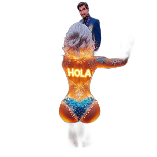 jacket, concept art, fire, outer space transparent PNG cut-out