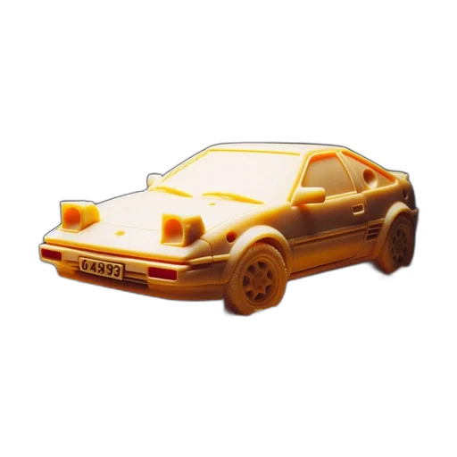 car, 3d render, concept art, photorealistic transparent PNG cut-out