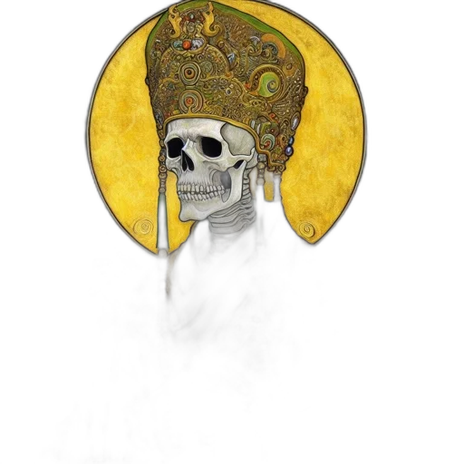 crown, hat, staff, mask transparent PNG cut-out