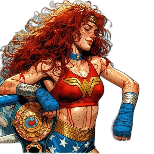 comic book art, concept art, fantasy art, woman transparent PNG cut-out