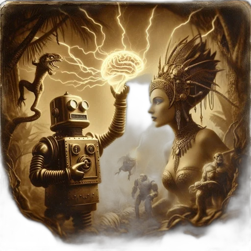 robot, mask, concept art, fantasy art transparent PNG cut-out