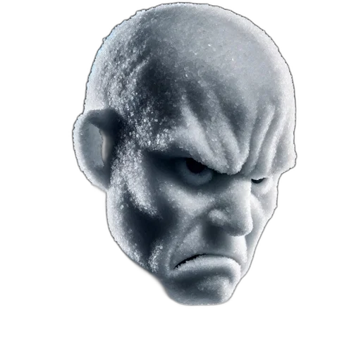 face, mask, staff, creature transparent PNG cut-out