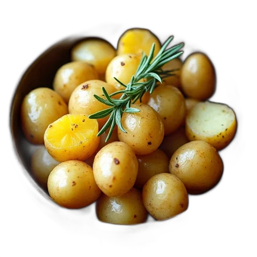 food, crown, photorealistic, 3d render transparent PNG cut-out
