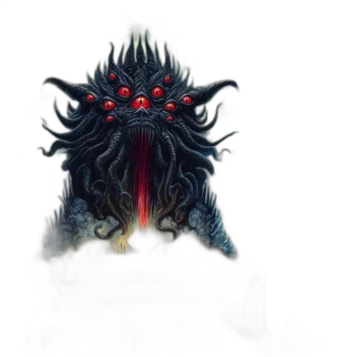 creature, dragon, mask, crown transparent PNG cut-out