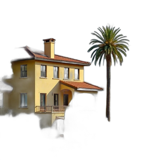 building, umbrella, furniture, hat transparent PNG cut-out