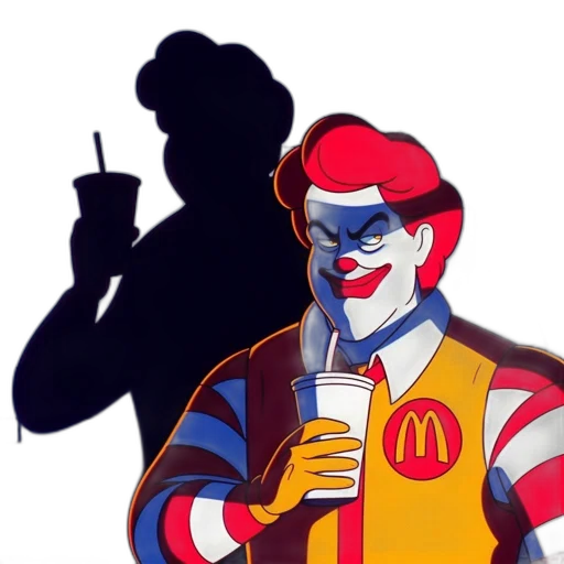 food, face, concept art, vaporwave transparent PNG cut-out