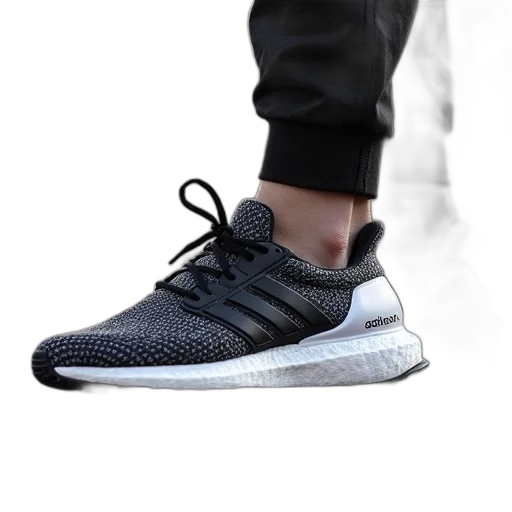 shoes, 3d render, photorealistic, monochrome transparent PNG cut-out