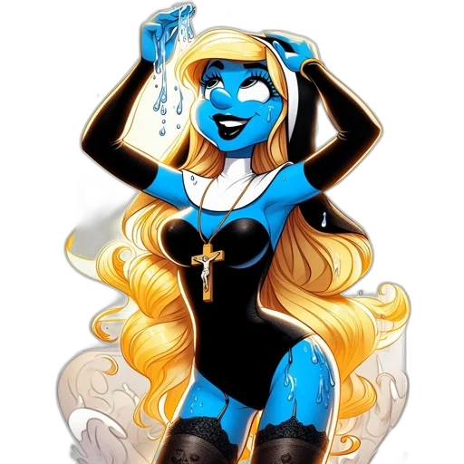 comic book art, concept art, fantasy art, cartoon transparent PNG cut-out