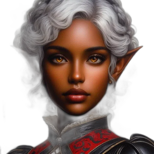 face, fantasy art, concept art, photorealistic transparent PNG cut-out