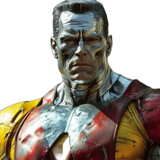 face, robot, comic book art, concept art transparent PNG cut-out