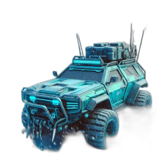 car, weapon, robot, concept art transparent PNG cut-out