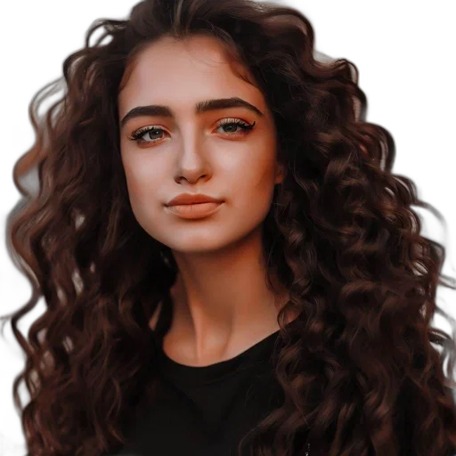 hair, face, jewelry, crown transparent PNG cut-out