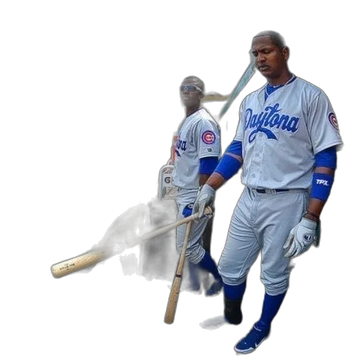 concept art, two, baseball, players transparent PNG cut-out