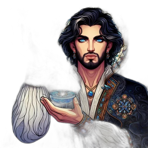 fantasy art, concept art, photorealistic, pixel art transparent PNG cut-out