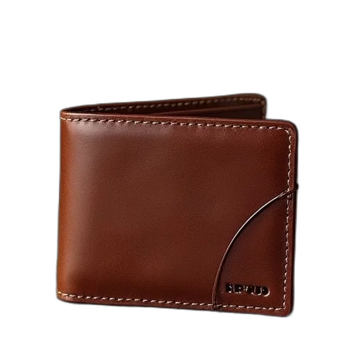classic, leather, wallet, men transparent PNG cut-out