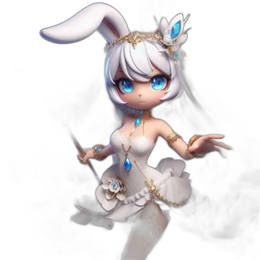 staff, dress, weapon, robot transparent PNG cut-out