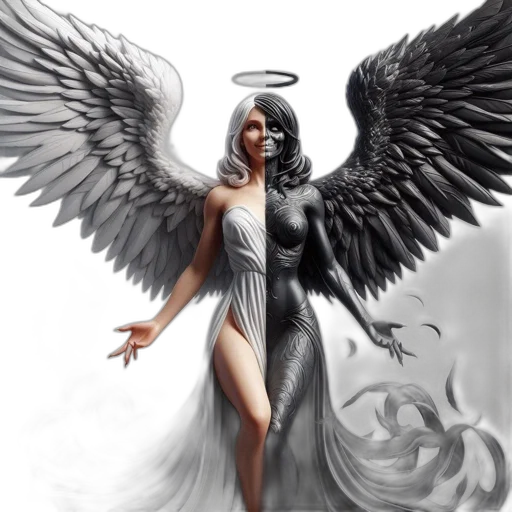 fantasy art, concept art, comic book art, photorealistic transparent PNG cut-out