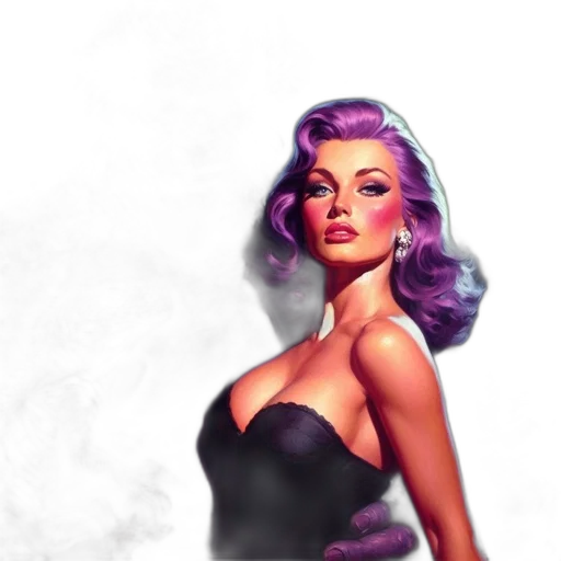 dress, comic book art, photorealistic, fantasy art transparent PNG cut-out