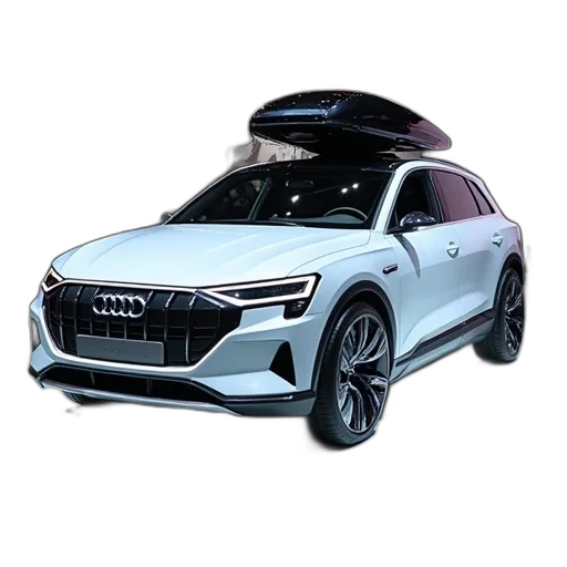 car, 3d render, electric, audi transparent PNG cut-out
