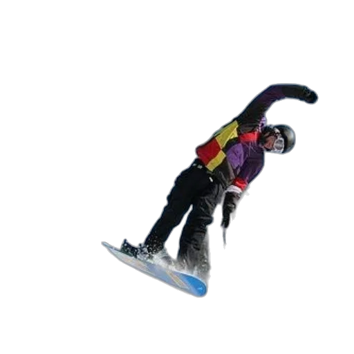 staff, 3d render, photorealistic, snowboarder transparent PNG cut-out