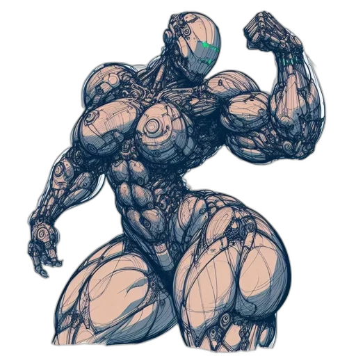 robot, creature, weapon, concept art transparent PNG cut-out