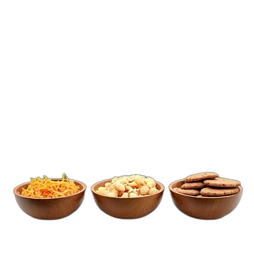 food, 3d render, earth tones, row transparent PNG cut-out