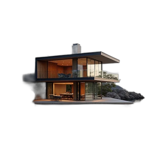 building, furniture, 3d render, photorealistic transparent PNG cut-out