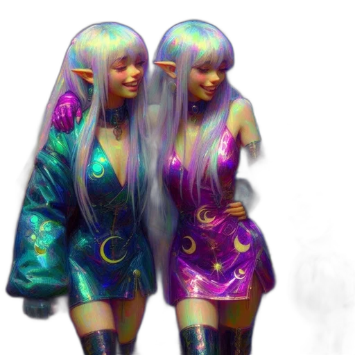dress, concept art, fantasy art, 3d render transparent PNG cut-out