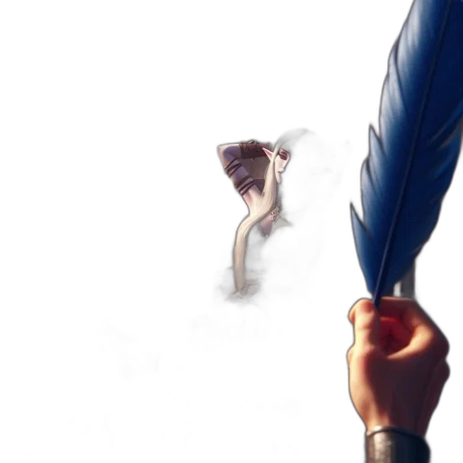 staff, weapon, creature, hair transparent PNG cut-out