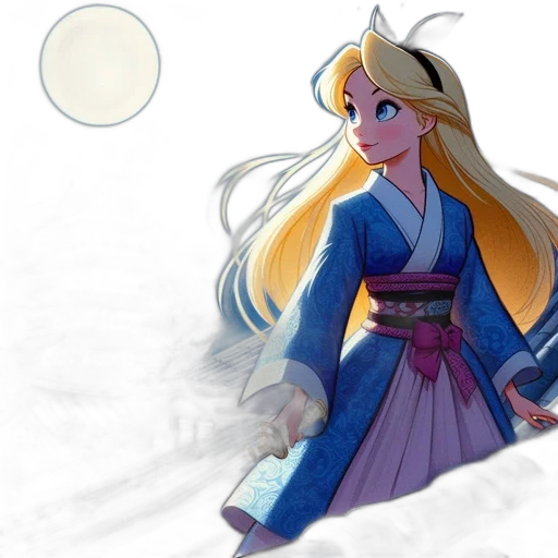 concept art, fantasy art, 3d render, anime transparent PNG cut-out