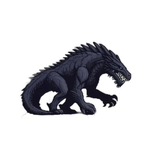 dragon, creature, animal, staff transparent PNG cut-out