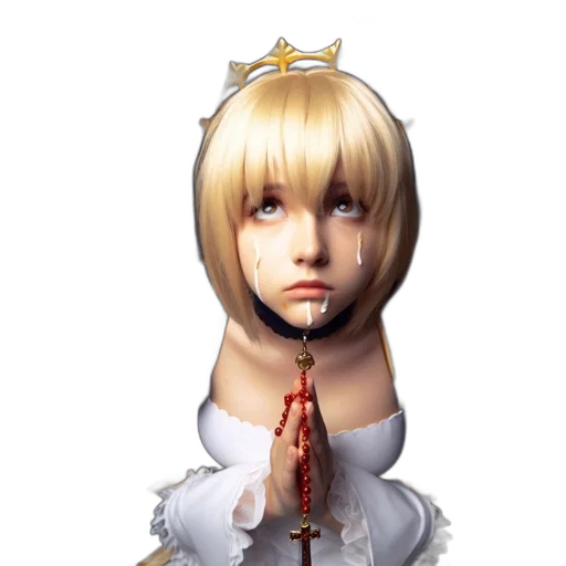 crown, staff, face, weapon transparent PNG cut-out