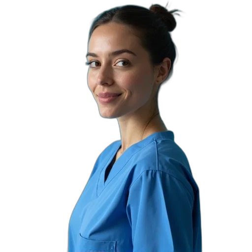 staff, dress, face, jacket transparent PNG cut-out