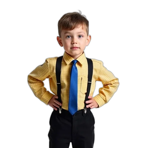 staff, jacket, young, boy transparent PNG cut-out
