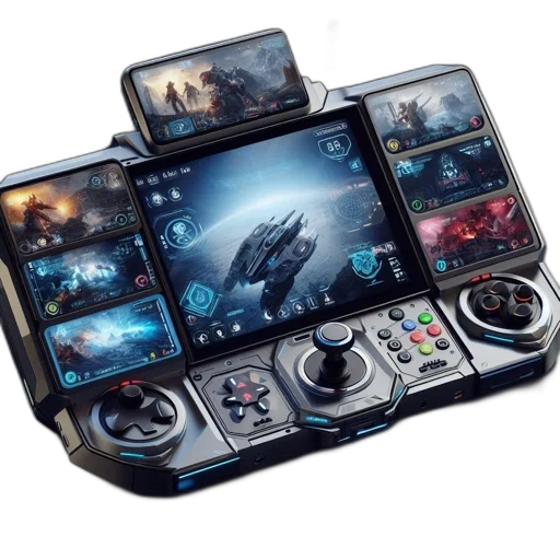 cyberpunk, concept art, futuristic, gaming transparent PNG cut-out