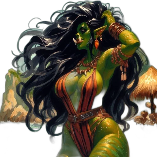 fantasy art, comic book art, concept art, pixel art transparent PNG cut-out