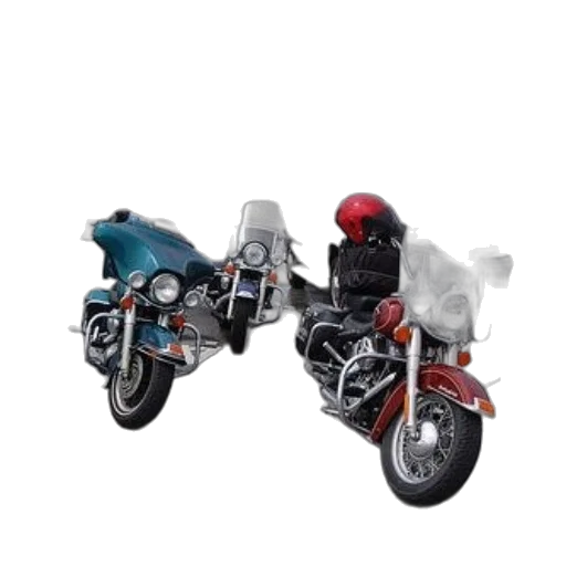 3d render, concept art, two, motorcycles transparent PNG cut-out