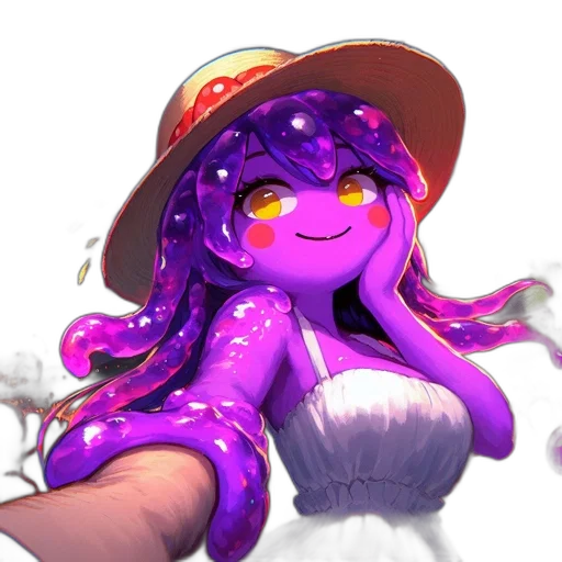 hat, creature, concept art, fantasy art transparent PNG cut-out