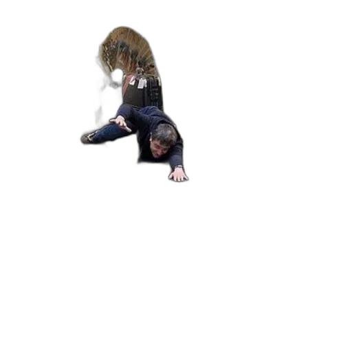 hair, creature, shoes, jacket transparent PNG cut-out
