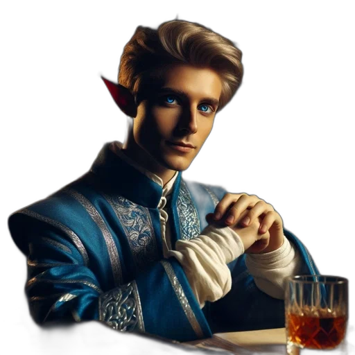face, staff, crown, fantasy art transparent PNG cut-out