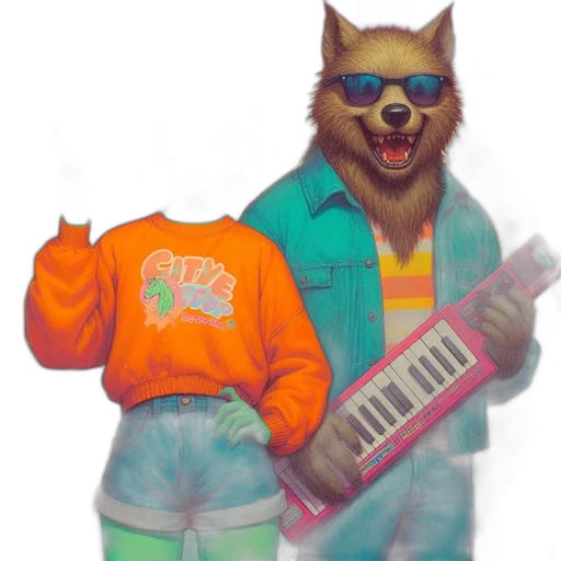 jacket, animal, staff, creature transparent PNG cut-out