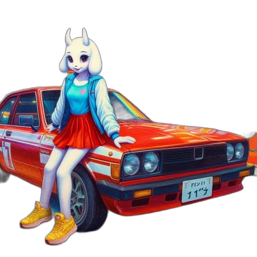 car, dress, animal, robot transparent PNG cut-out