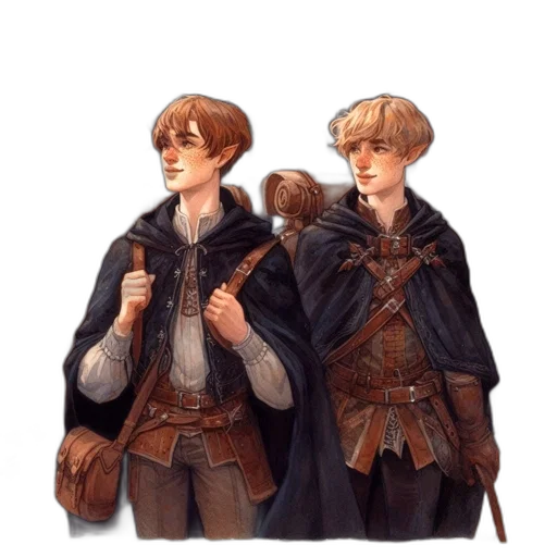 jacket, staff, fantasy art, concept art transparent PNG cut-out
