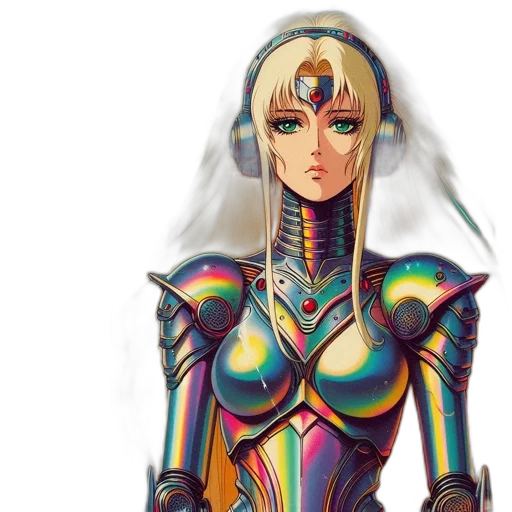 robot, dress, concept art, fantasy art transparent PNG cut-out