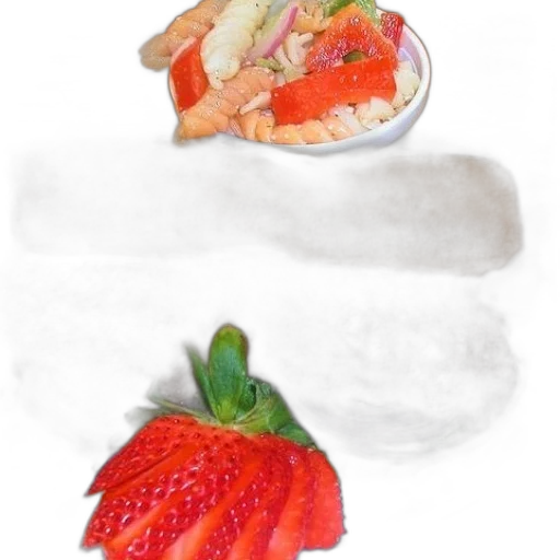food, photorealistic, 3d render, plate transparent PNG cut-out