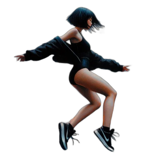 jacket, shoes, hat, concept art transparent PNG cut-out