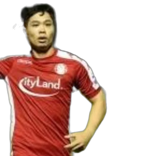 staff, soccer, player, red transparent PNG cut-out