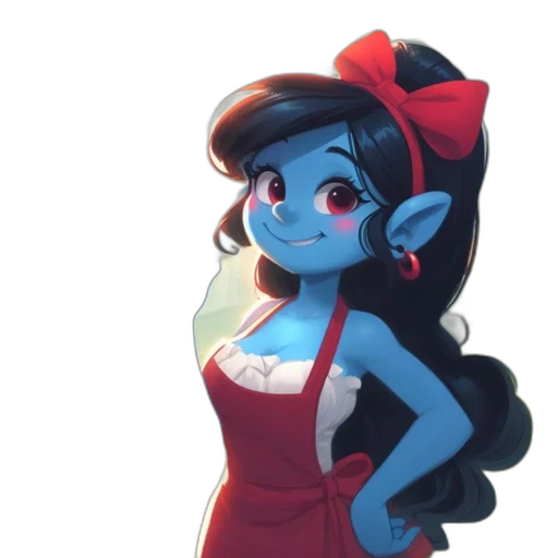 dress, staff, face, robot transparent PNG cut-out