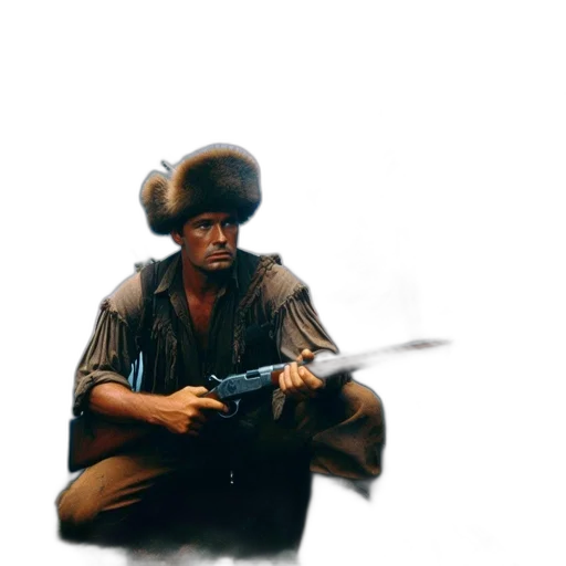 weapon, hat, staff, sword transparent PNG cut-out
